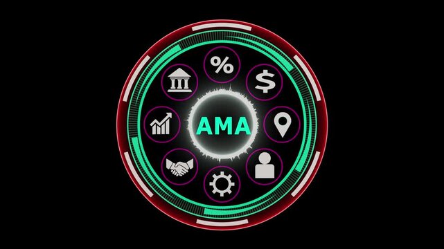 Digital ama hud interface motion design
