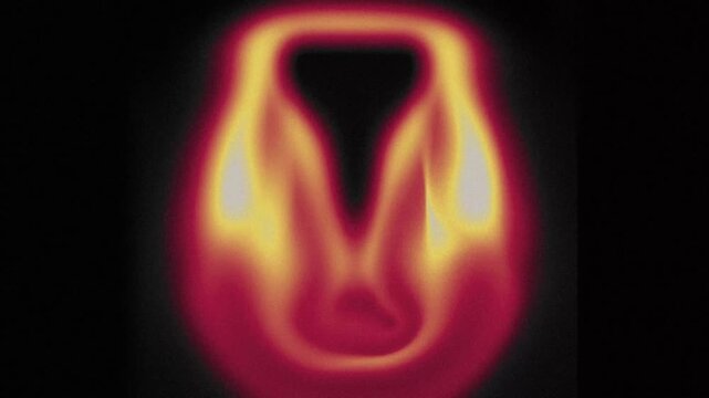 Abstract Dither Pixel Poster with Mosaic Typography Texture