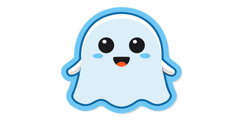 Fototapeta premium Cute Pastel Ghost Vector Collection