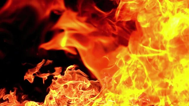 Thrilling Fire Burst Super Slow Motion 1000fps