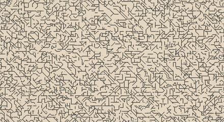 Obraz premium Intricate digital network pattern creating a complex abstract background design, symbolizing data flow and interconnected concepts in modern technology and communication