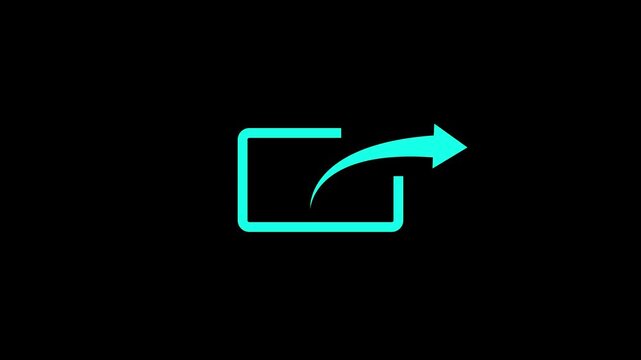 Abstract teal geometric shapes on a black background create a modern design