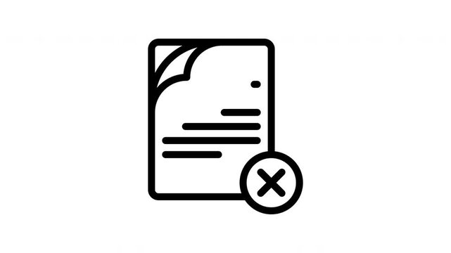 error animated icon