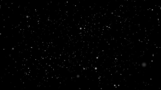 A black background with white specks