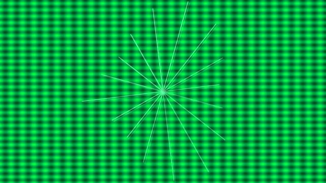 Orange gingham background with radiating lines burst checkered background burst effect