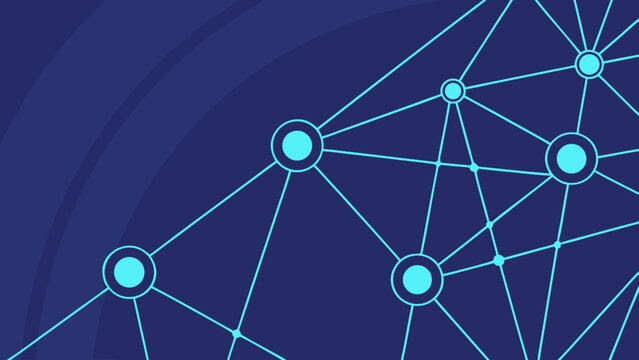 Abstract global network background featuring a 3d sphere structure with triangle patterns for internet communication and data science technology illustration