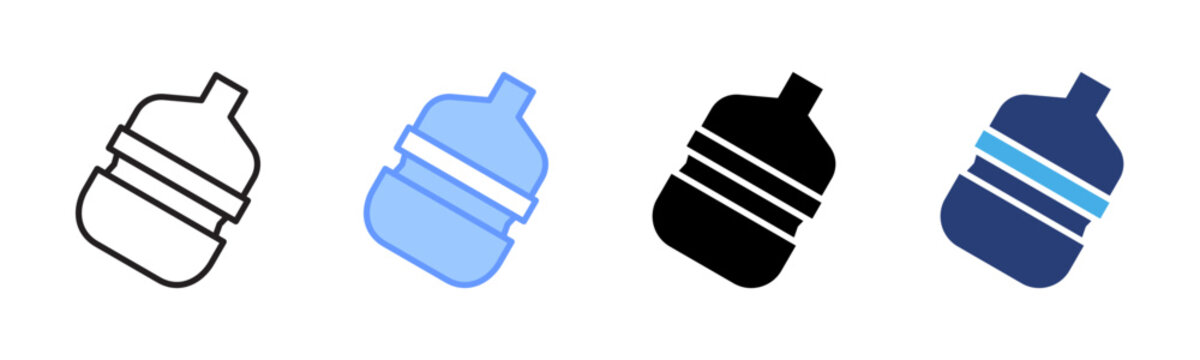 Boat icon set multiple style collection