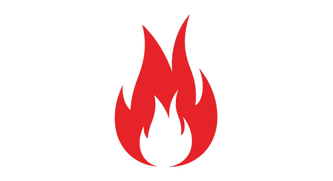 A red flame icon