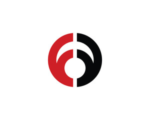 Fototapeta premium FY Logo Design. FY