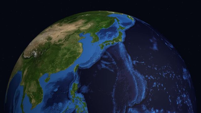 3D Earth Zoom Animation to Shahid Salimi Industrial Town in Iran
