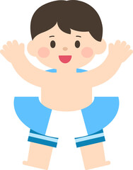 Obraz premium 물놀이