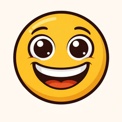 Fototapeta premium Premium Emoji Set Expressive Faces Funny Cute Cartoon Emoticons Collection High Quality Digital Illustration