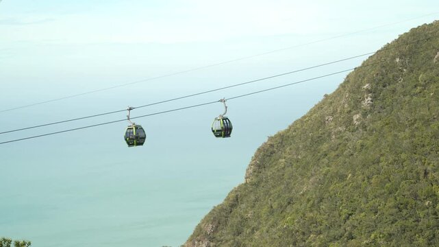 SkyCab Langkawi Sky Bridge Cable Car on Gunung Mat Cincang in Langkawi, Malaysia