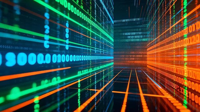 Digital binary code tunnel