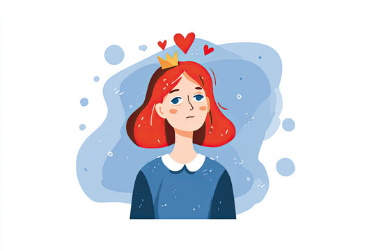 Emotional Intelligence Icon Flat Illustration 