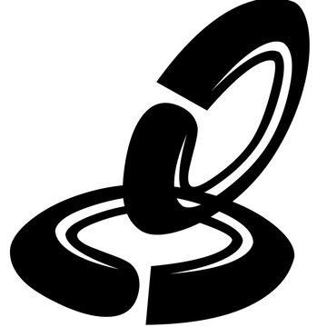 Cercle graphique sur fond vectoriel.