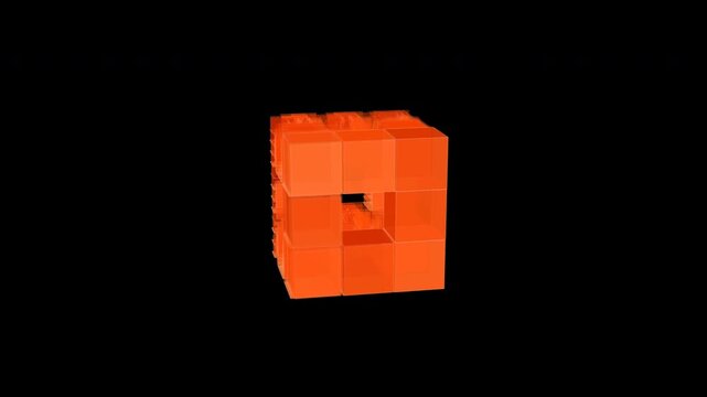 4K Alpha ProRes 4444&nbsp;- Magnetic Red Fractal Repulsion and Jitter
