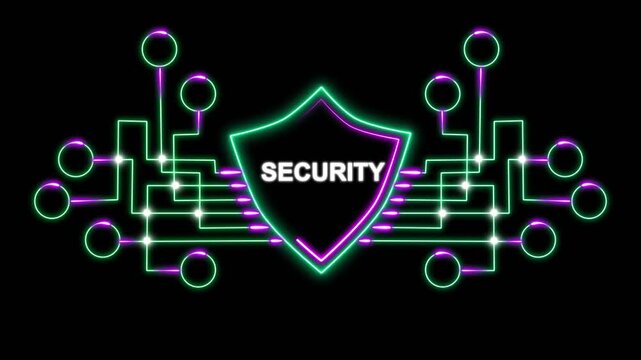Cybersecurity Protection Shield Digital Concept