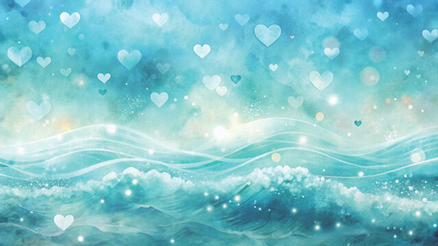 Pastel abstract background with soft wavy layers background 