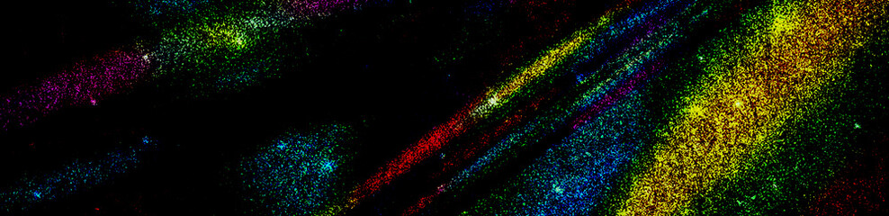 Arrière-plan d’univers sombre avec brume de nébuleuse lumineuse, idéal pour art science-fiction. © enatabackground