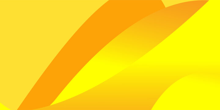 Abstrak Latar Belakang Kuning dengan Vektor Minimal Banner