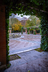 Valladolid ciudada europea de España centrla en invierno al anochecer 