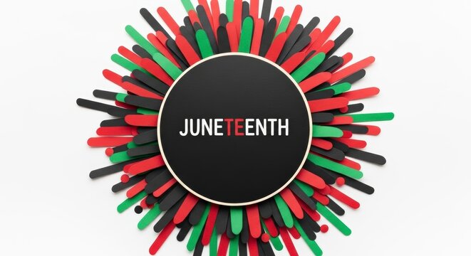 Juneteenth celebration freedom emancipation day.