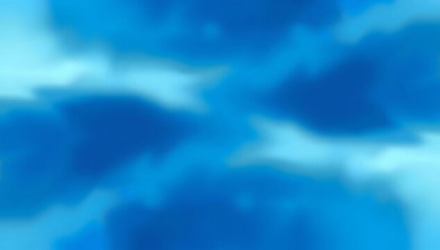 Abstract blue cloudscape