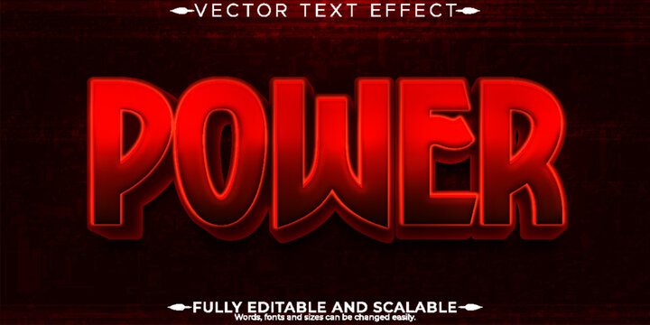 Battleground text effect, editable warrior and soldier text style