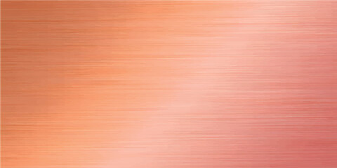 Fototapeta premium Brushed copper metal texture with warm reddish orange hues creating an elegant and modern background