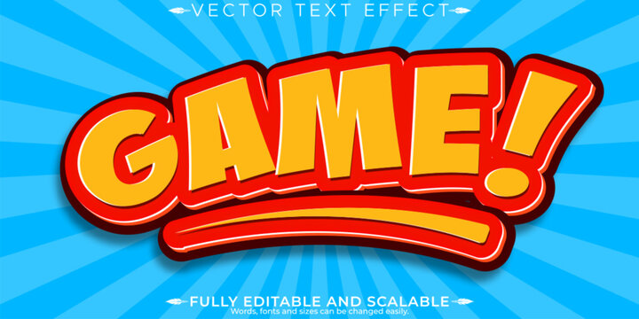 Comic book text effect, editable cartoon and pop art text style