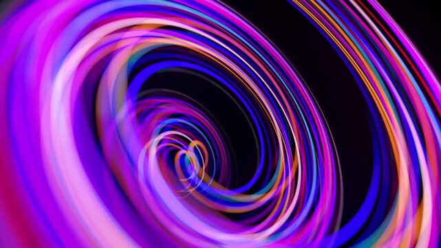 Motion Design Background: Swirling Neon Patterns - A modern motion design background perfect for creating visually dynamic projects.