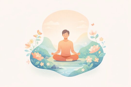 명상하고 있는 사람