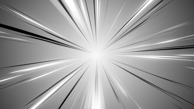 Comic Speed Lines Background Animation Burst Motion 4K