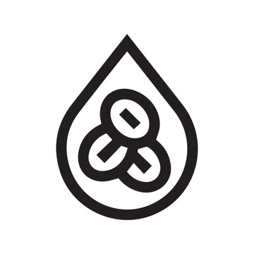 erythrocytes icon vector from blood donation collection. Thin line erythrocytes outline icon vector illustration. Linear symbol for use on web and mobile apps, logo, print media