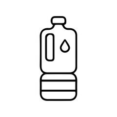 Fototapeta premium Hydration Bottle Outline