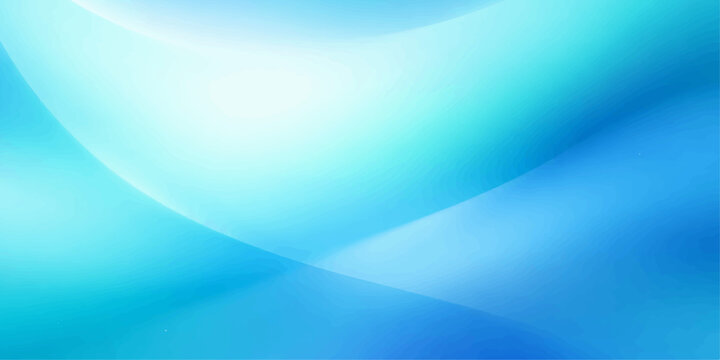A smooth abstract blue background features flowing wave patterns and soft gradient curves in a vector illustration design with light motion lines and a fractal art texture
