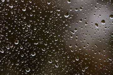 rain drops on the window
