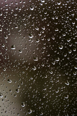 rain drops on the window