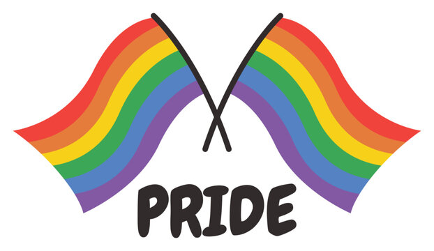Pride images created in vector format.