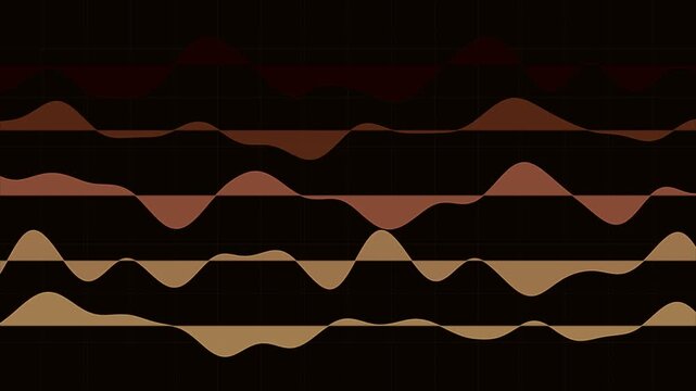 Seismic wave activity monitoring on screen display