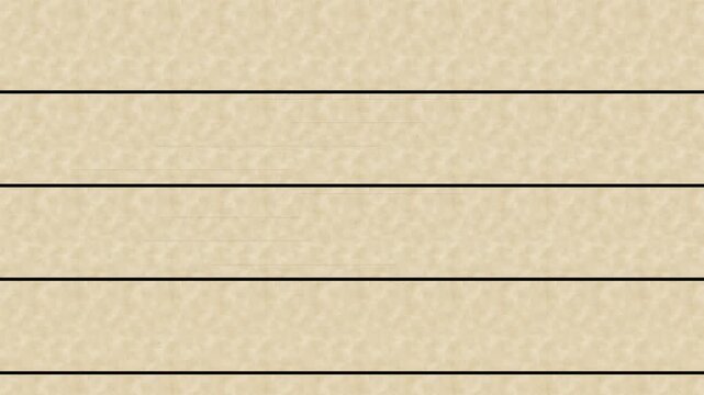 Blank Lined Beige Textured Background with Horizontal Stripes for Stationery Design and Copy Space