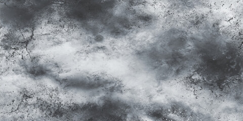 Fototapeta premium Dark rain falls on a blue road beneath a textured sky of stormy clouds and mist as water streaks the window in this abstract nature backdrop