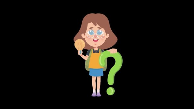 Question Concept Animation - Transparency