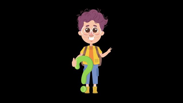 Question Concept Animation - Transparency