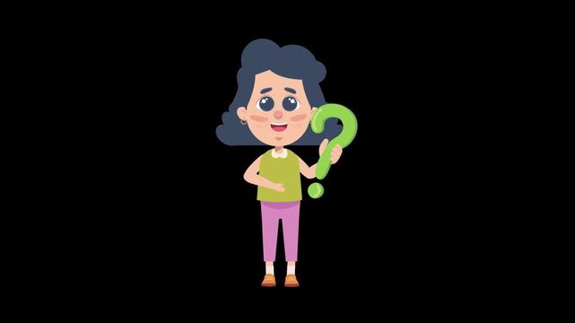 Question Concept Animation - Transparency