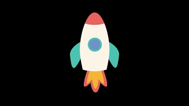 Animated Rocket Concept Transparency