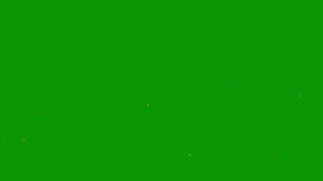 3D Confetti Burst Animation expolsion for Green Screen Background; Colorful Celebration Particles for Gaming Win, Livestream Alert, Product Launch and Special Event Promo
