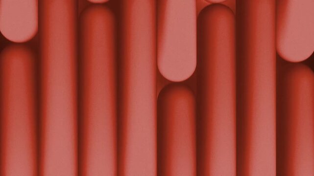 Bold Red Abstract Gradient Background with Rounded Shapes