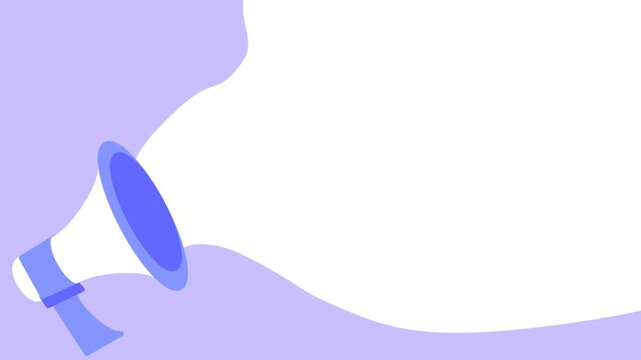 megaphone graphic designed to announce an important message loudly. This illustration ensures your crucial announcement captures attention